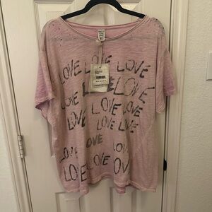 Magnolia Pearl Pink Love Graphic Tee